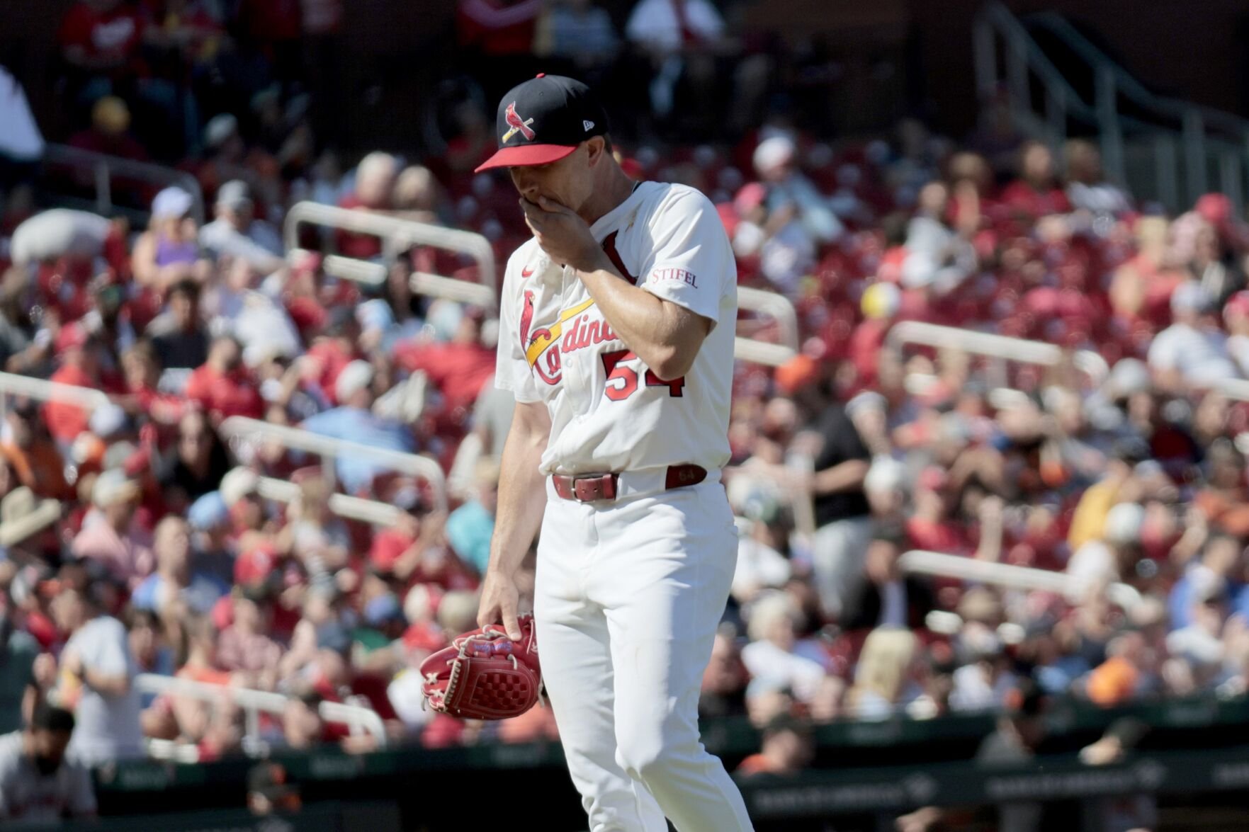 The St. Louis Cardinals host the San Francisco Giants